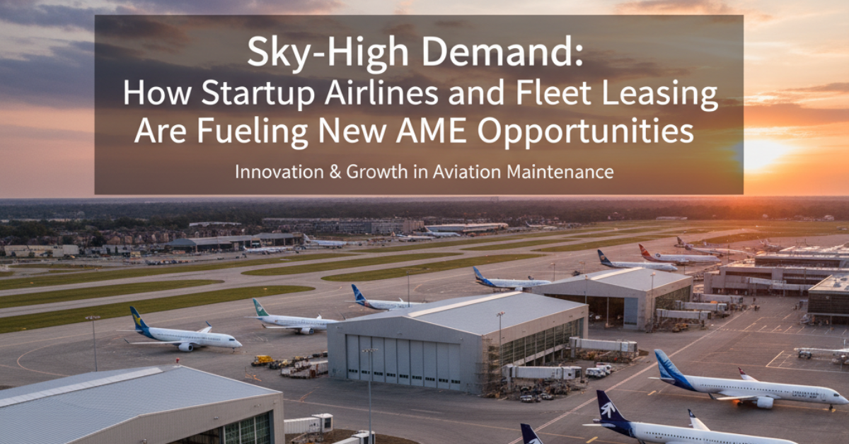 Sky-High Demand: How Startup Airlines and Fleet Leasing Are Fueling New AME Opportunities