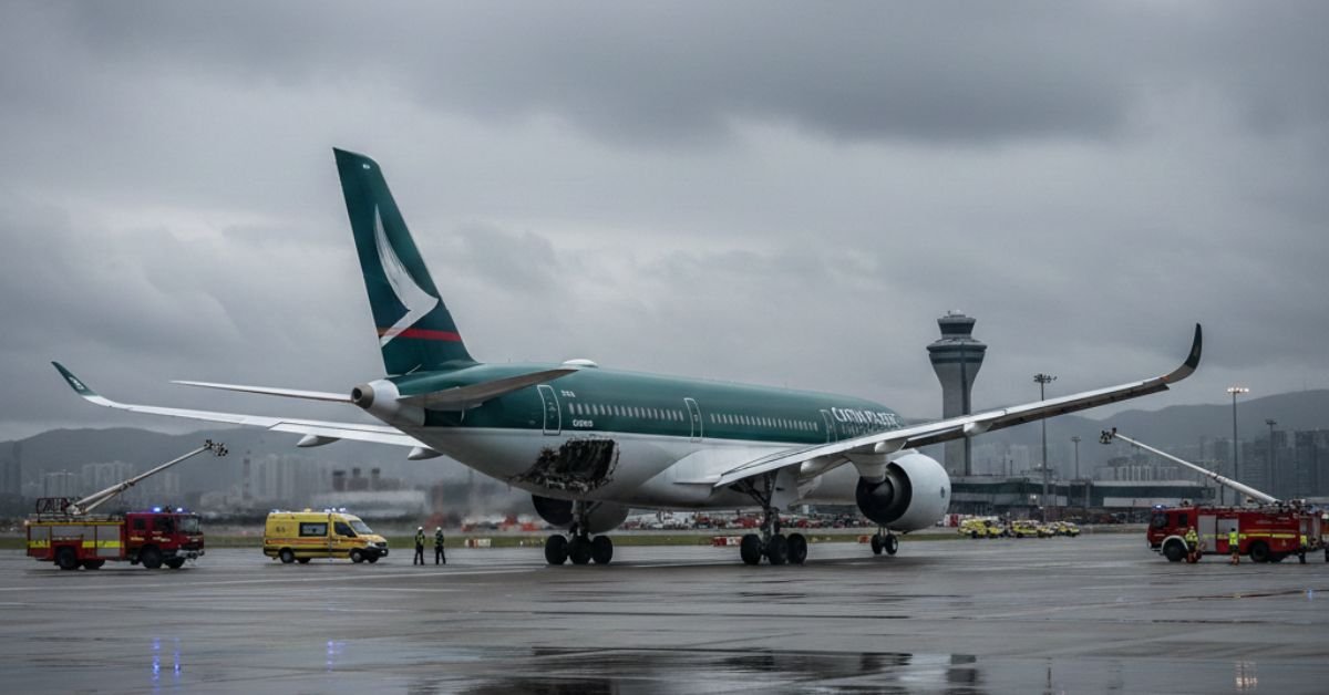 Cathay Pacific A350-1000 Suffers Tail Strike During Go-Around at Hong Kong Airport: What Happened and Why It Matters