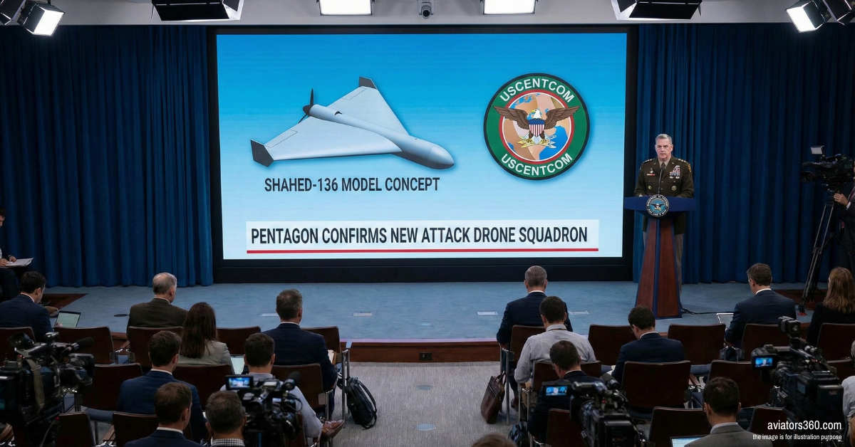 Pentagon Confirms New Attack Drone Squadron Modeled on Iranian Shahed-136 for CENTCOM Deployment
