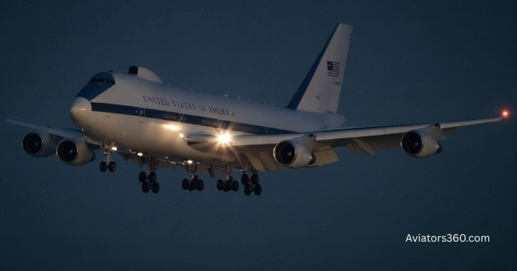 Doomsday Plane spotted at LAX