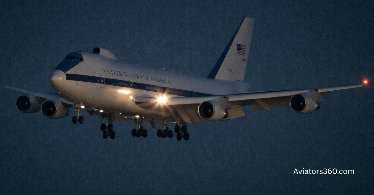 Doomsday Plane spotted at LAX