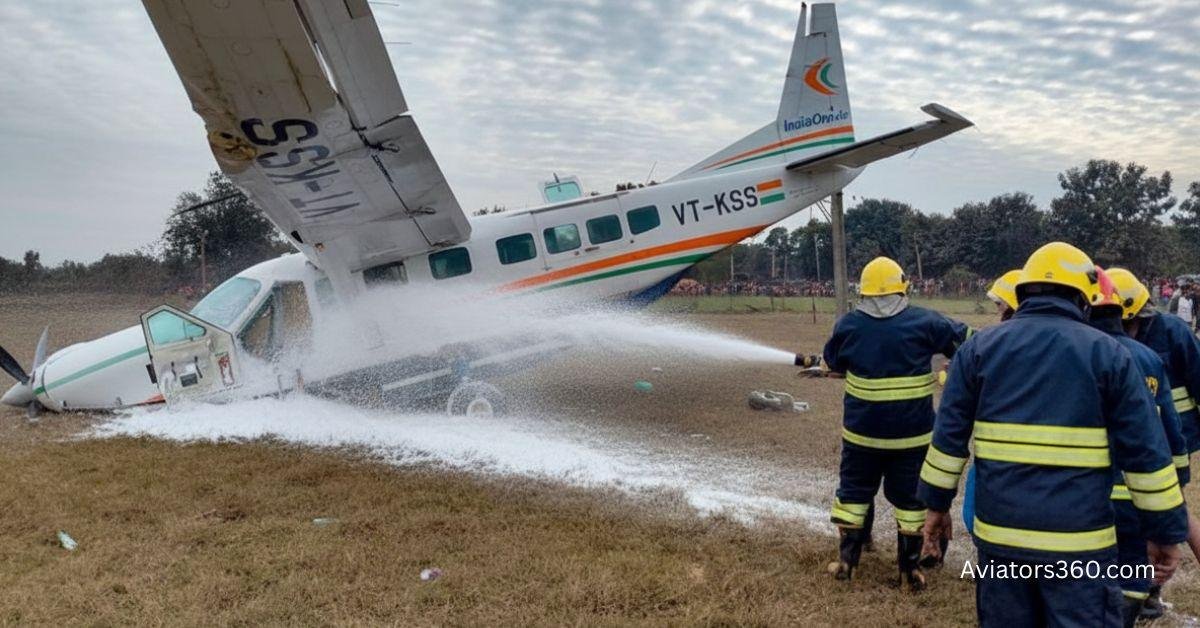 Regional aircraft crash in India