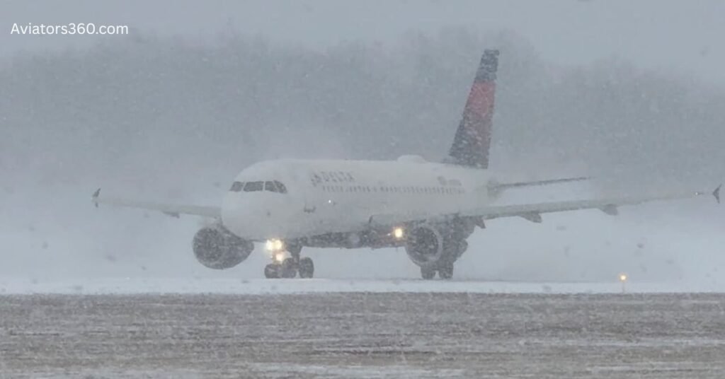 Airlines cancel flights due to weather