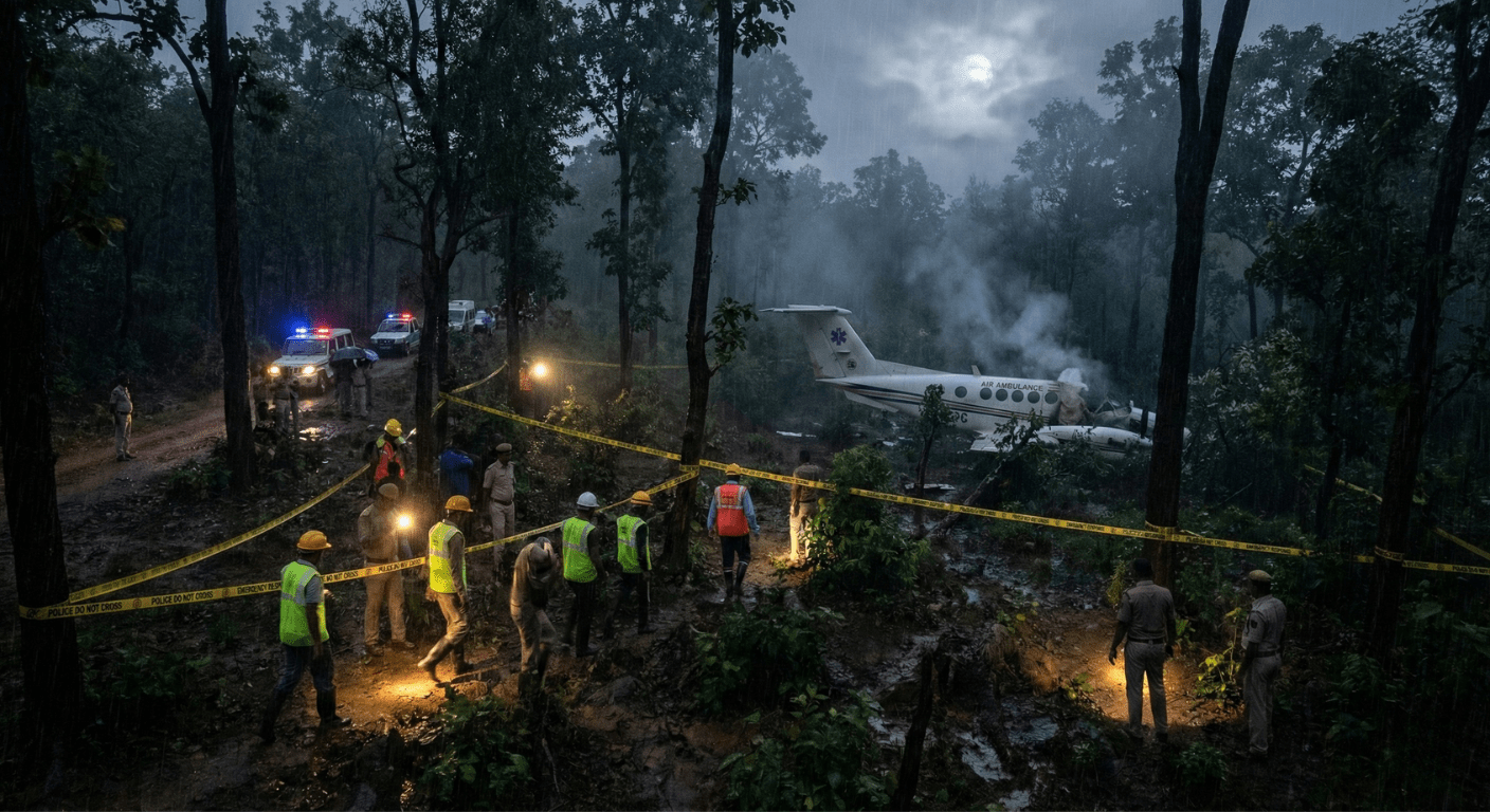 Ranchi → Delhi Air Ambulance Crash (Chatra, Jharkhand): Full Coverage and Analysis