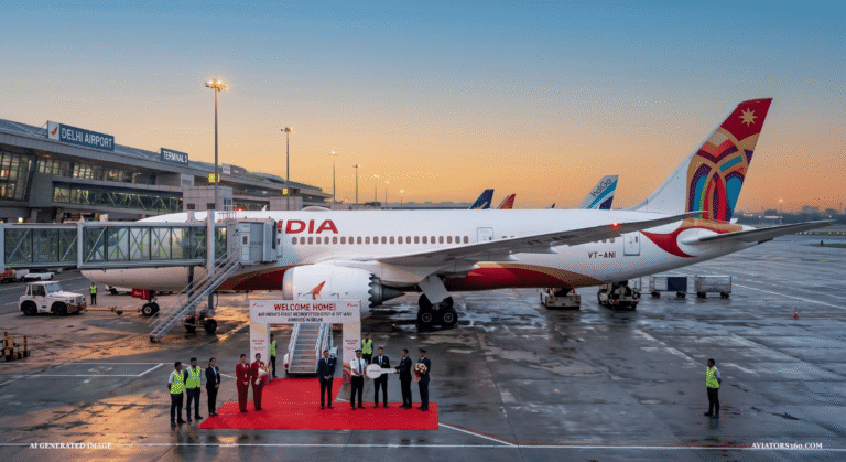 Air India’s First Retrofitted B787-8 Aircraft Arrives in Delhi: A New Era for Long-Haul Travel