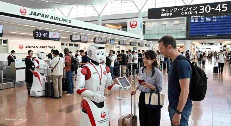 Japan Airlines To Trial Humanoid Robots at Haneda Airport As Labour Shortages Deepen
