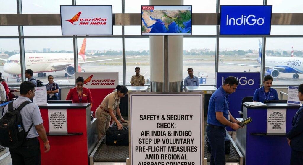 Air India IndiGo enhanced pre-flight safety checks