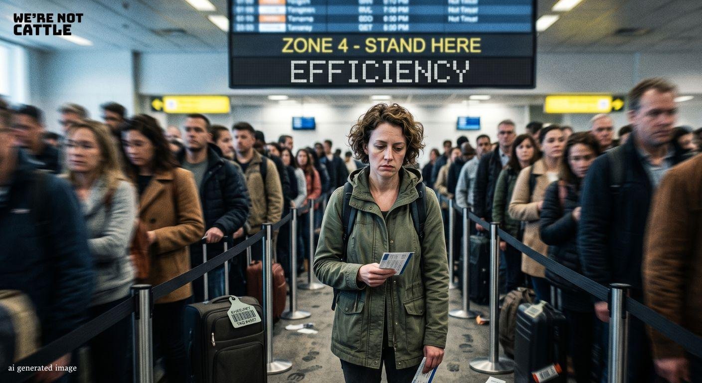 “We’re Not Cattle”: One Passenger’s Humiliation Exposes the Hidden Cost of Airline “Efficiency”