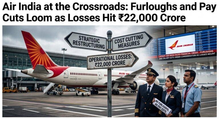 Air India at the Crossroads: Furloughs and Pay Cuts Loom as Losses Hit ₹22,000 Crore