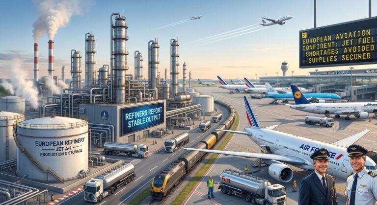 European Oil Refiners & Airlines Confident Jet Fuel Shortages Can Be Avoided