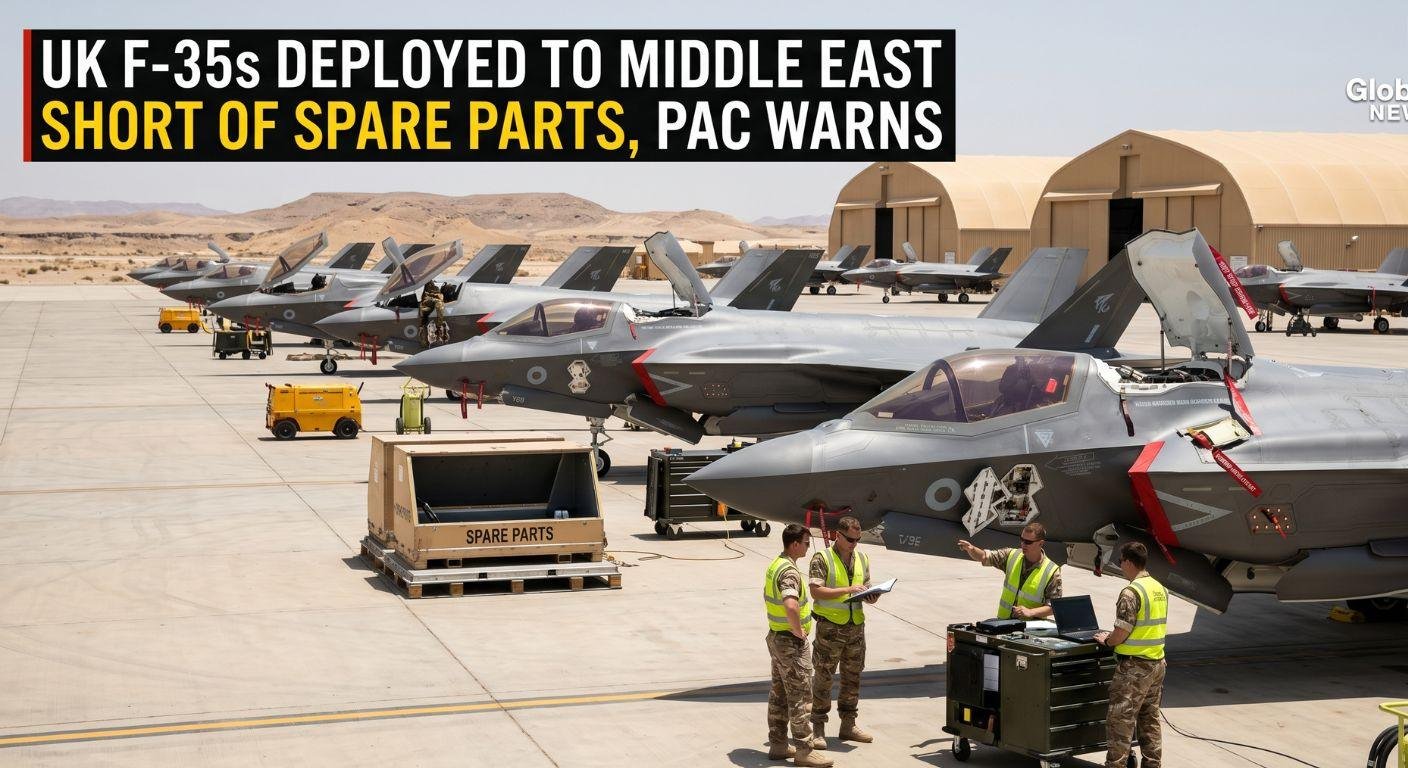 UK Sent 24 F-35s to Middle East Without Enough Spare Parts, PAC Says