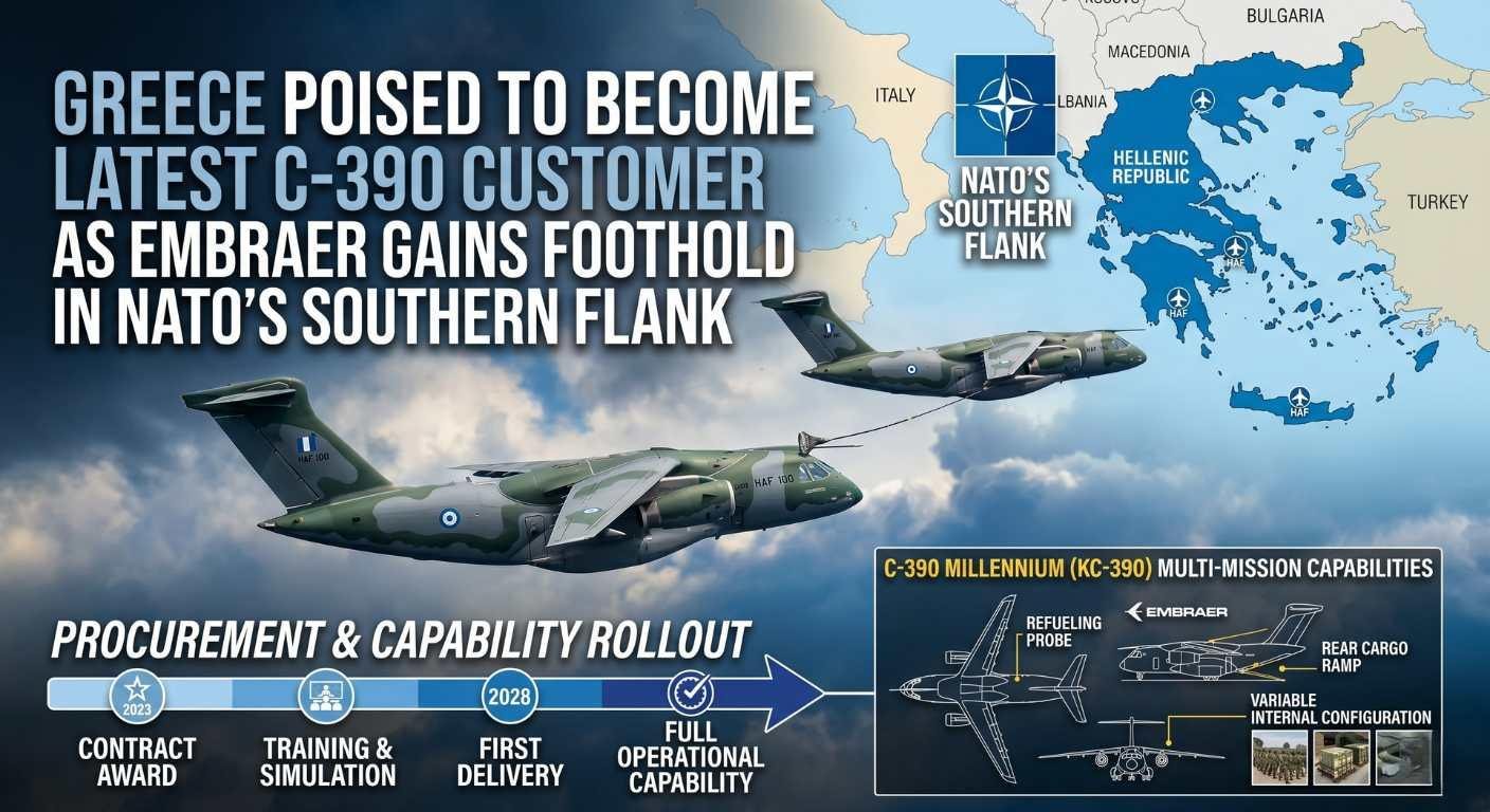Greece Poised to Become Latest C-390