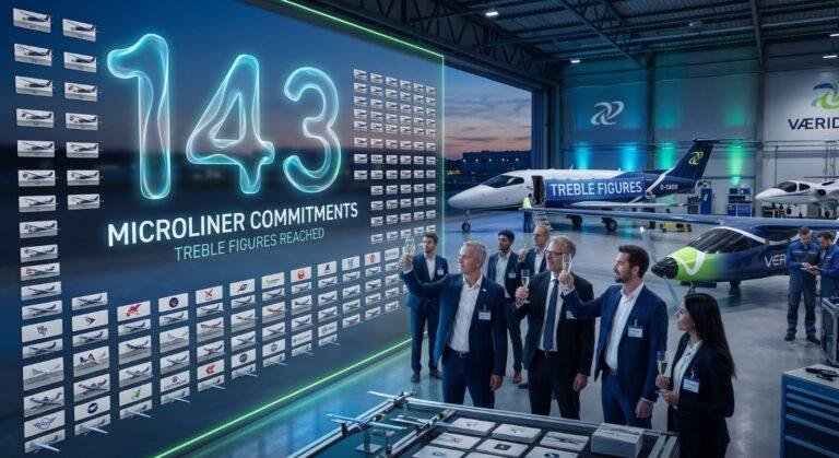 Vaeridion Takes Tally of Microliner Commitments into Treble Figures – Aviators360