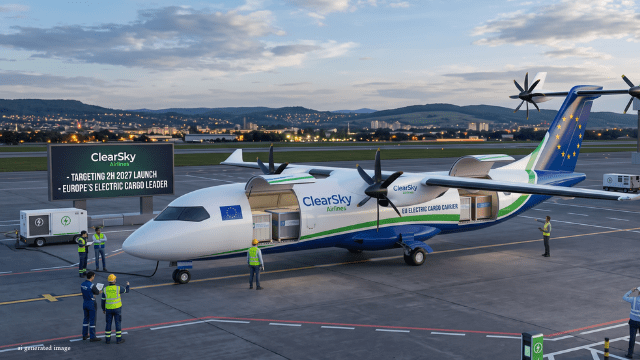 ClearSky Airlines: Europe’s First All-Electric Cargo Carrier Targets 2027 Launch