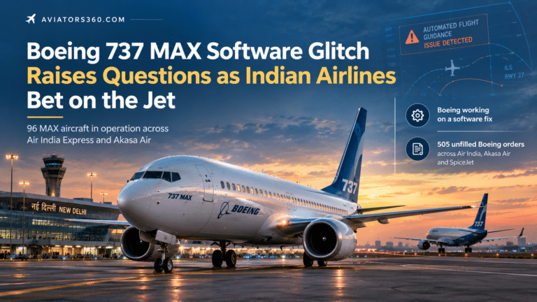 Boeing 737 MAX Software Glitch Raises Questions as Indian Airlines Bet on the Aircraft