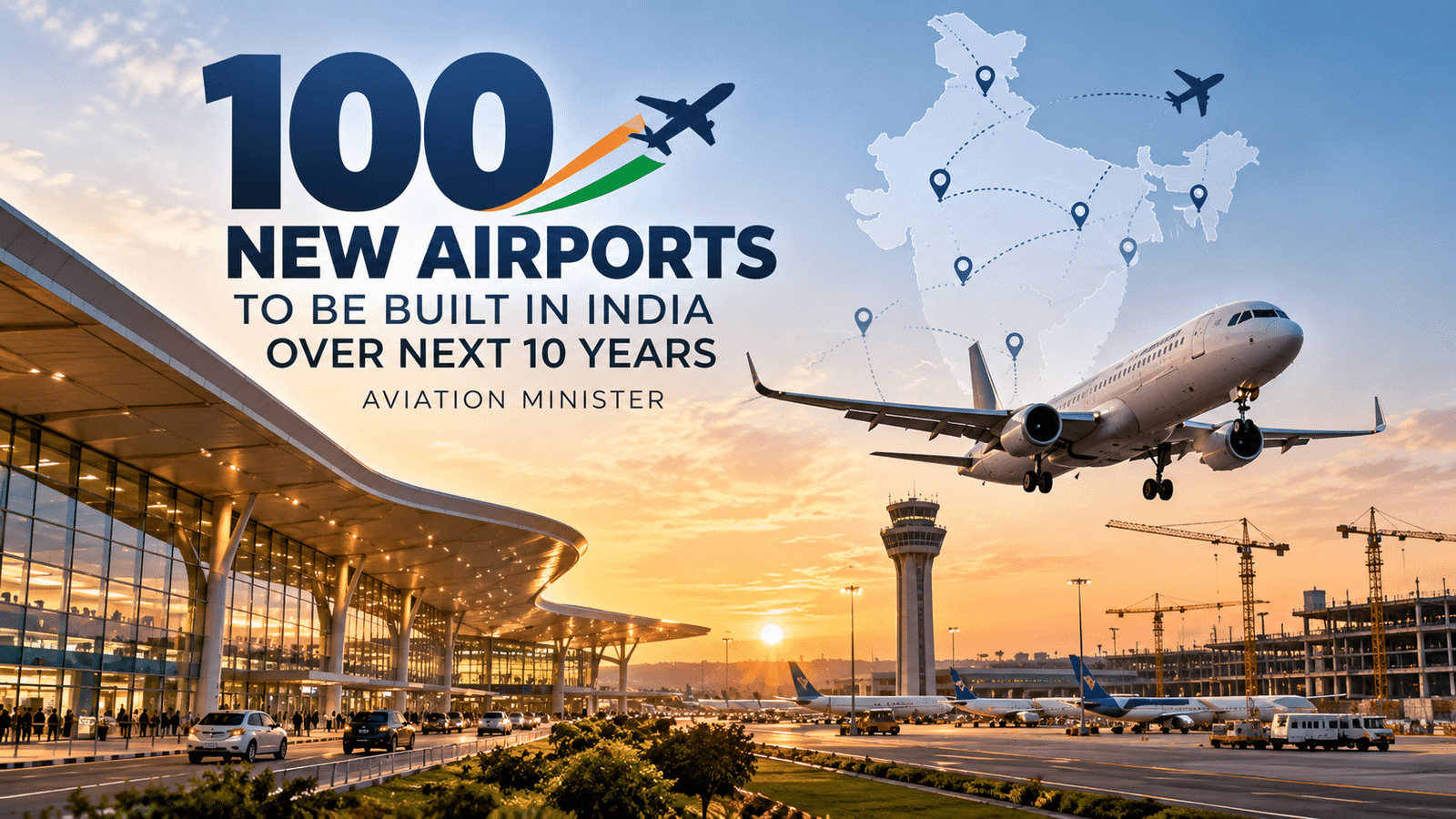 India Plans 100 New Airports in 10 Years: What It Means for Regional Air Connectivity