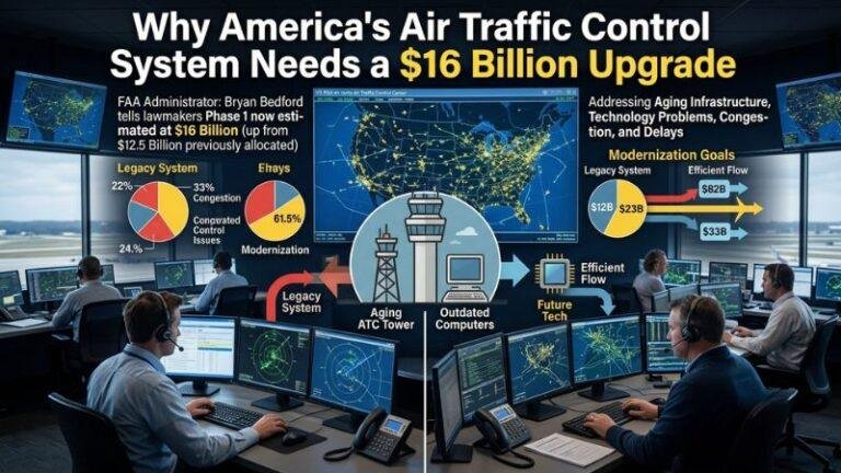 Why America’s Air Traffic Control System Needs a $16 Billion Upgrade