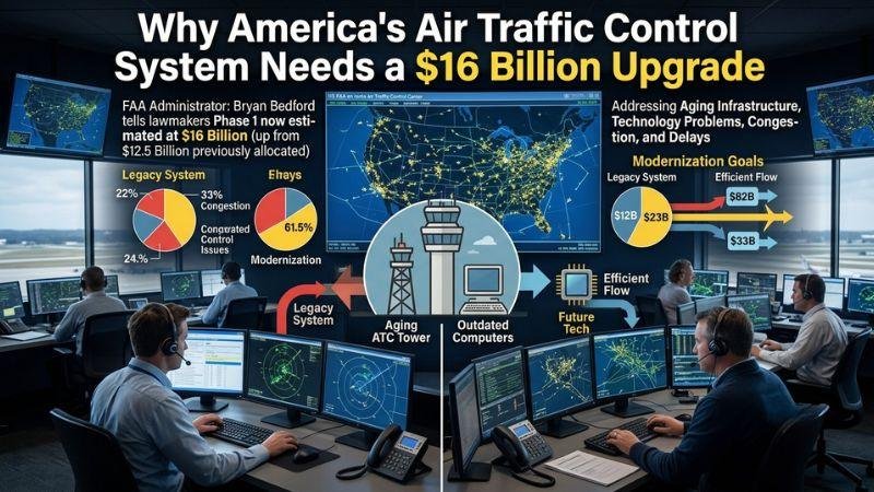 Why America’s Air Traffic Control System Needs a $16 Billion Upgrade